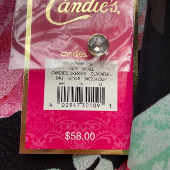 Candie's Olivia Floral Dress Small BRAND NEW - Picture 6 of 11